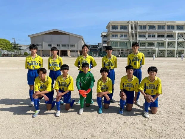 【サッカー部】令和5年度　広島市中学校サッカー選手権大会　ブロック大会予選（広島なぎさ中学校）