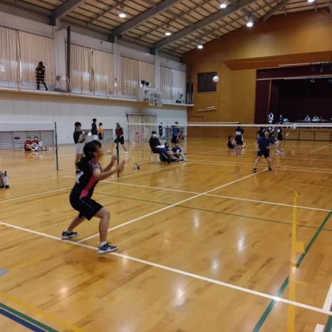 【バドミントン部】広島市選手権大会　女子バドミントンの部　（広島なぎさ中学校）