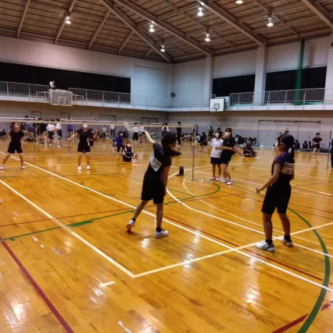 【バドミントン部】広島市選手権大会　女子バドミントンの部　西・佐伯区大会　(広島なぎさ中学校）