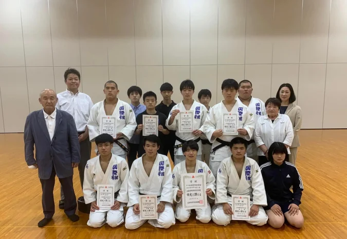 【柔道部】第76回広島県高等学校総合体育大会（広島国際学院高等学校）