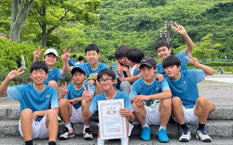 【硬式テニス部】令和5年度広島市中学校テニス選手権（広島なぎさ中学校）