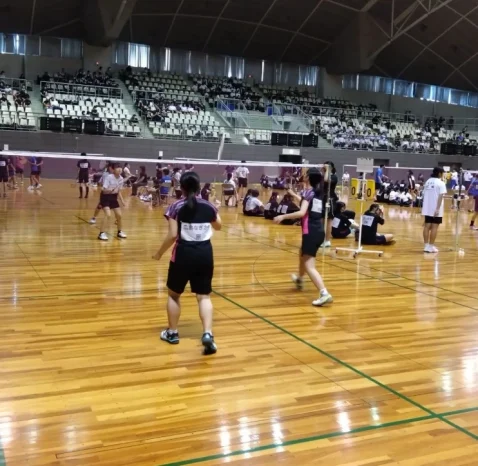 【バドミントン部】広島市総合体育大会　（広島なぎさ中学校）