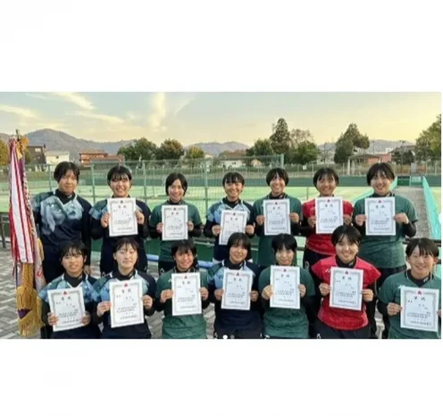 【ソフトテニス部】広島県高等学校新人選手権大会　（広島翔洋高等学校）