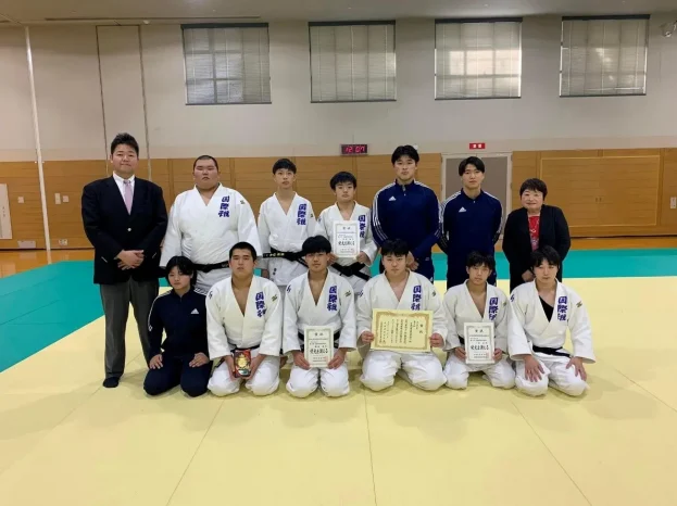 【柔道部】柔道選手権大会広島県大会（広島国際学院高等学校）