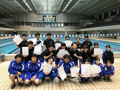 【水泳部】広島県高等学校総合体育大会（広島国際学院高等学校）