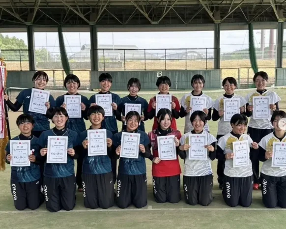 【ソフトテニス部】広島県高校総体ソフトテニス個人戦（広島翔洋高等学校）