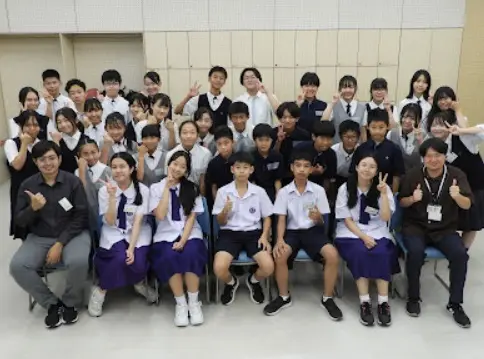 【交換留学】2024　タイ交換留学～茶道部体験・国際交流会～（広島なぎさ中学校）