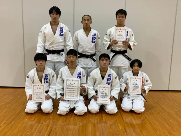 【柔道部】広島県高等学校柔道大会（広島国際学院高等学校）