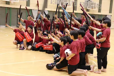 【スポーツチャンバラ部】「ひろしま満点ママ!!」【VS覇気】（広島なぎさ中学校・高等学校）