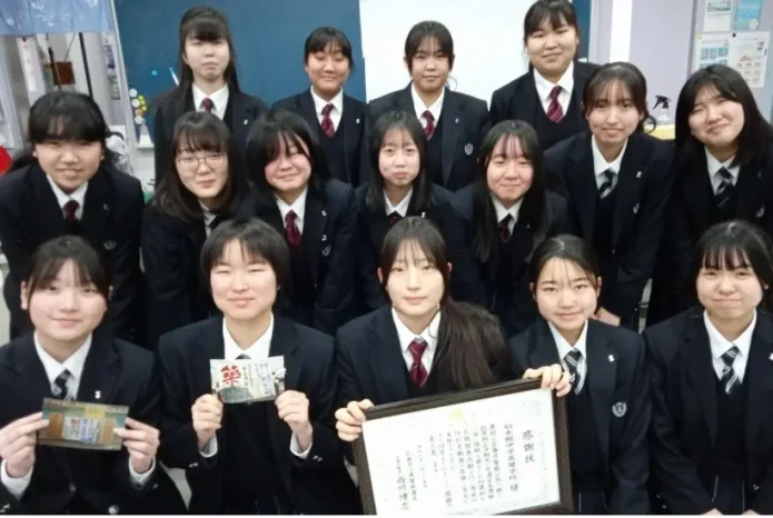 【書道部】書き初め大会（如水館中学校・高等学校）