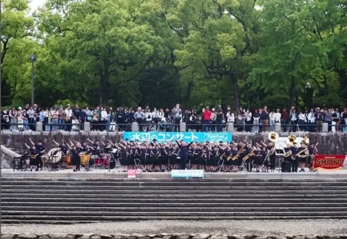 【吹奏楽部】春の水辺のコンサート2025（広島翔洋高等学校）