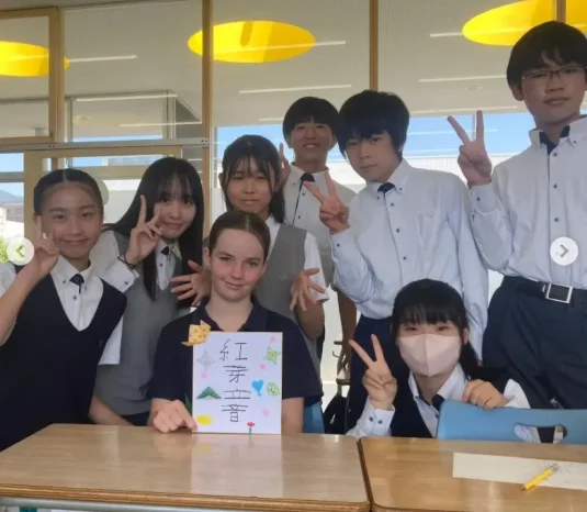 【学校情報】交換留学（広島なぎさ中学校）