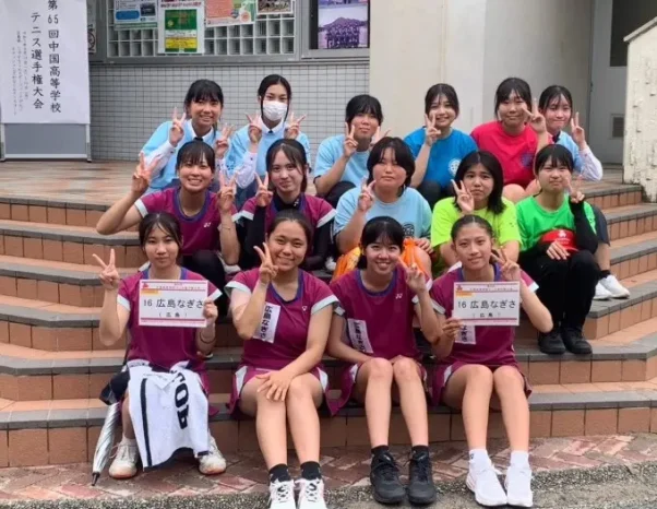 【テニス部】第65回 中国高等学校テニス選手権大会（広島なぎさ高等学校）