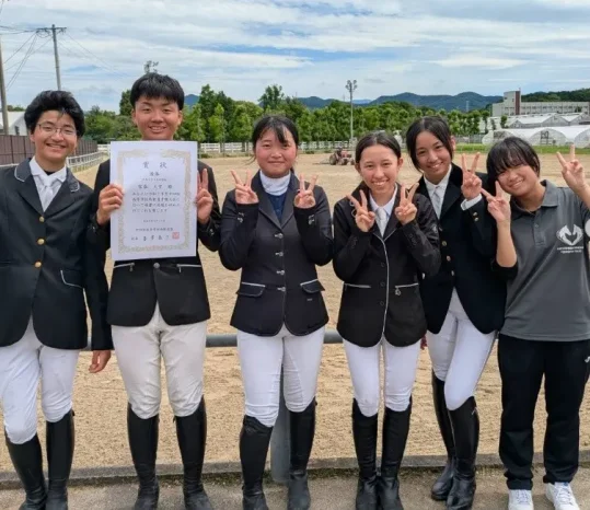 【馬術部】中・四国高等学校馬術競技大会（広島なぎさ高等学校）