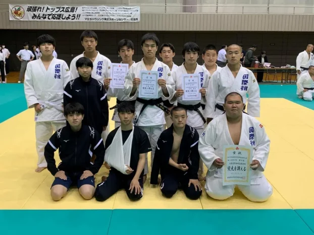 【柔道部】第７８回広島県高等学校総合体育大会（広島国際学院高等学校）