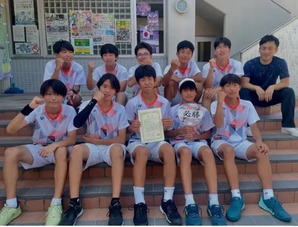 【硬式テニス部】全国大会 出場決定（広島なぎさ中学校）