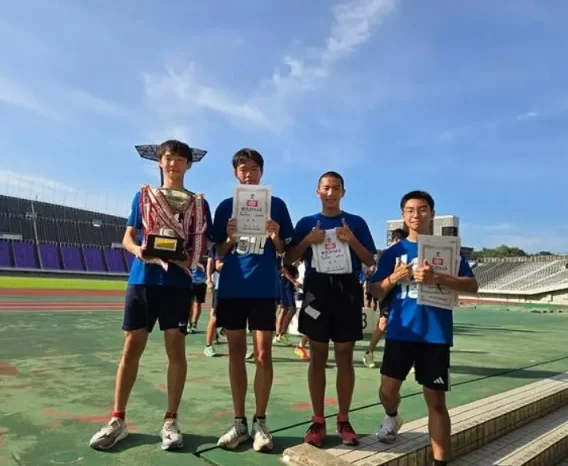 【陸上部】第52回広島県中学校陸上競技選手権大会（広島なぎさ中学校）