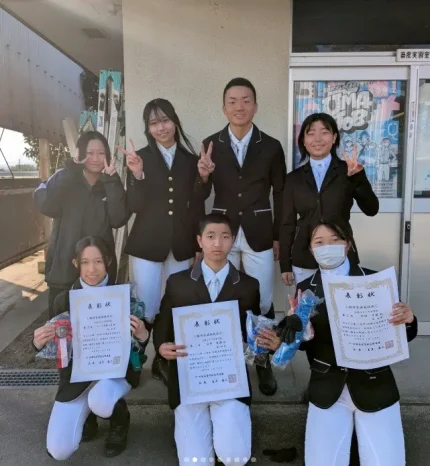 【馬術部】中四国高等学校冬季馬術大会（広島なぎさ高等学校）