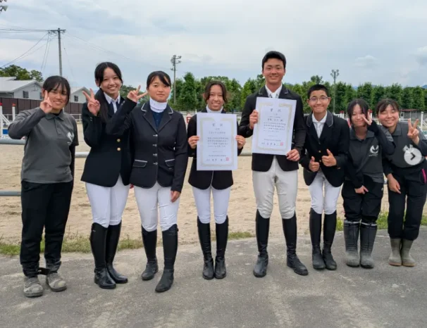 【馬術部】全国大会中四国地区予選（広島なぎさ高等学校）